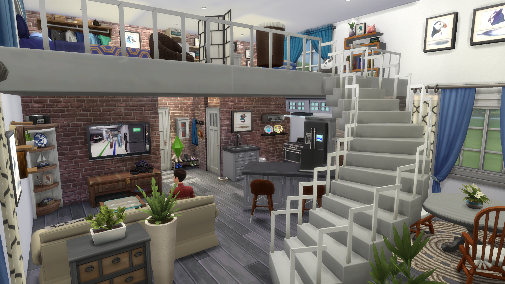 The Sims 4 Old Loft